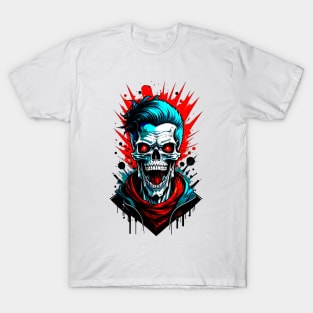 Skull Portrait Fashion T-Shirt